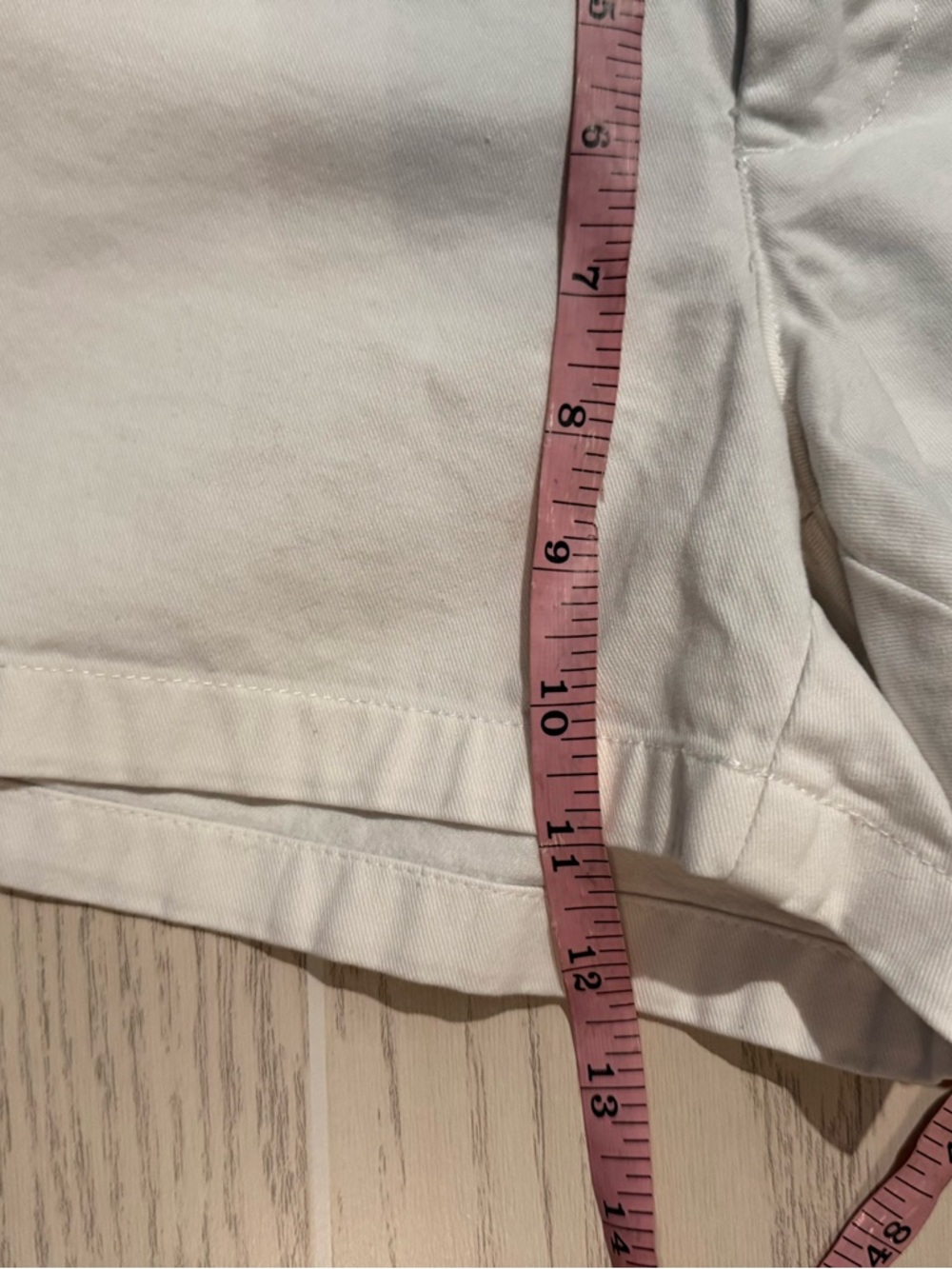Ralph Lauren Sport White Chino Shorts Size 6 Preppy Cotton Summer Casual - Picture 4 of 9